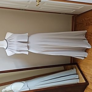 Asos brand layered maxi gown